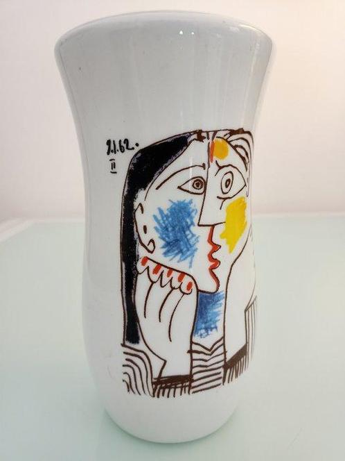 Tognana - Pablo Picasso (dapres) - Vase - Tête appuyée sur, Antiek en Kunst, Antiek | Glaswerk en Kristal