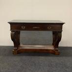 Tweedehands antieke Wandtafel, console tafel met spiegel,