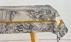 Elegante tafelkleed voor grote eetpartijen. Toile de Jouy