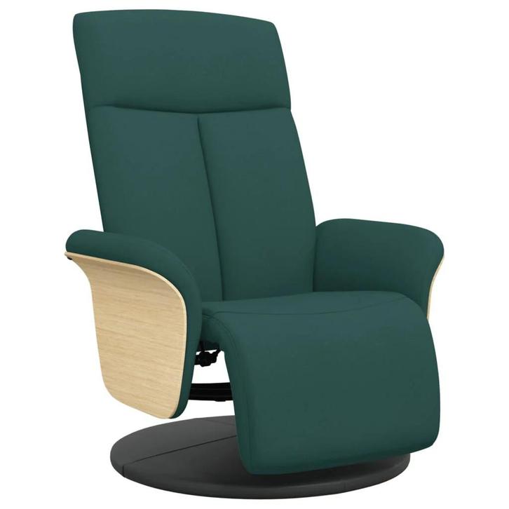 Donkergroene fauteuil met voetensteun | OP = OP | 35% Voo..., Huis en Inrichting, Fauteuils, 75 tot 100 cm, Minder dan 75 cm, Nieuw