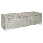 Opbergbox 110cm Kubu Rattan | Retour Deal 41% Korting, Verzenden, Minder dan 75 cm, Nieuw, Riet of Rotan