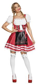 Dirndl Jurk Oktoberfest Rood, Verzenden, Nieuw