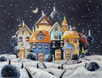 Grinchenko Nataly - Snowing in cats town