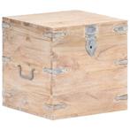 vidaXL Opbergkist 40x40x40 cm massief acaciahout, Huis en Inrichting, Kasten | Overige, Verzenden, Nieuw