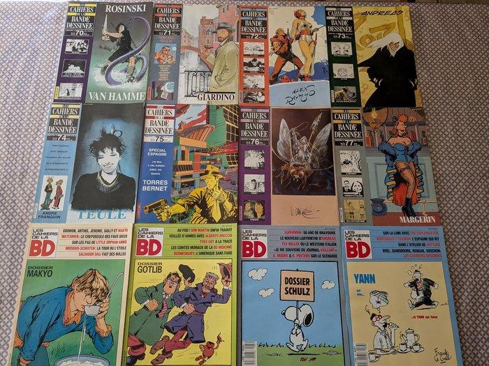 Les Cahiers de la Bande Dessinée - 25 tijdschriften - Eerste, Boeken, Stripverhalen