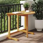 vidaXL Balkontafel inklapbaar 90x60x72 cm massief acaciahout, Tuin en Terras, Tuintafels, Verzenden, Nieuw