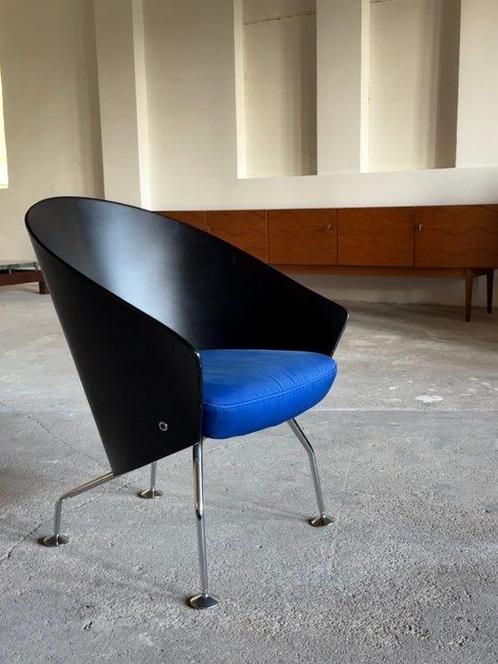 Interprofil - Jorgen Kastholm - Fauteuil - Staal, Textiel,, Antiek en Kunst, Antiek | Meubels | Stoelen en Sofa's