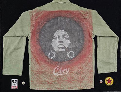 Shepard Fairey (OBEY) (1970) - Original Angela Davis, Antiek en Kunst, Kunst | Schilderijen | Modern