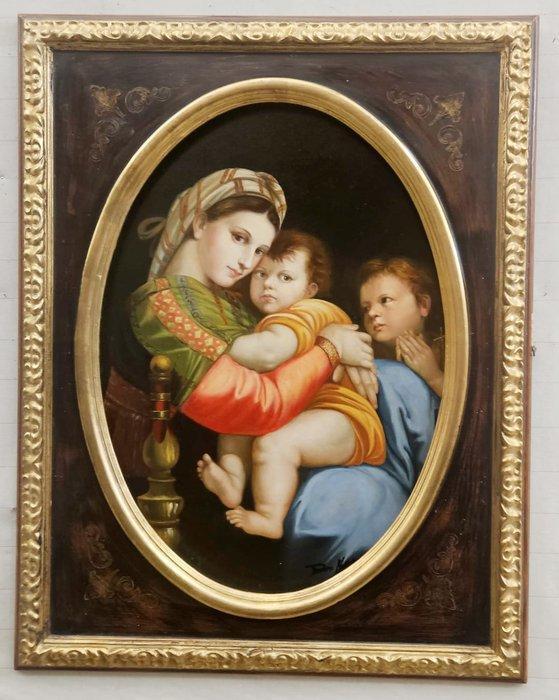 T. Akerman - Madonna della seggiola - 50 x 70 cm, Antiek en Kunst, Antiek | Boeken en Manuscripten