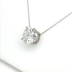 Halsketting - 14 karaat Witgoud - 5.01ct. tw. Diamant, Handtassen en Accessoires, Kettingen, Nieuw