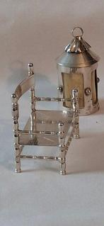 Personnage miniature - Zilveren Miniatuur van een Lantaarn