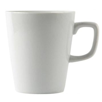 Latte Mokken | ATHENA | Porselein | Wit | 39.7cl | 12 Stuks, Verzenden