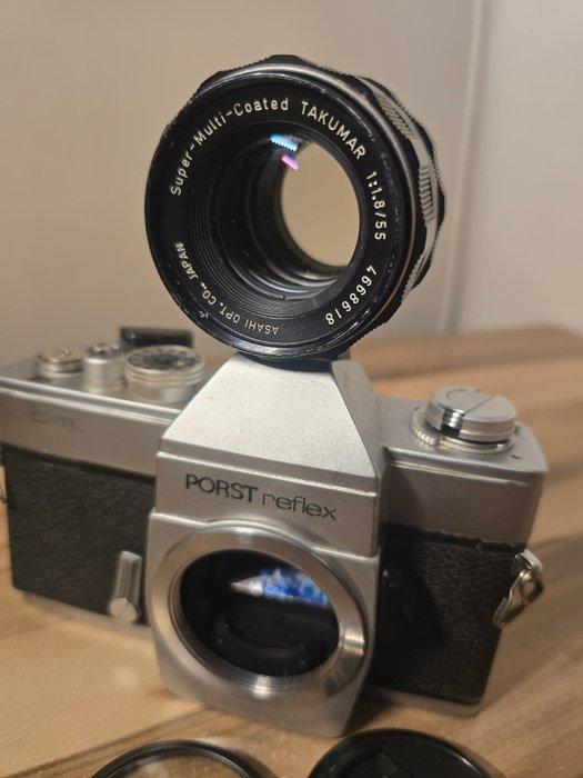 Porst C-TL + Asahi SMC Takumar 1.8/55mm - M42 | Prime lens, Audio, Tv en Foto, Fotocamera's Analoog