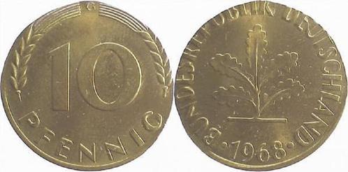 10 Pfennig Brd 68g auf 5 Pfennig 3,0g, Postzegels en Munten, Munten | Europa | Niet-Euromunten, België, Verzenden