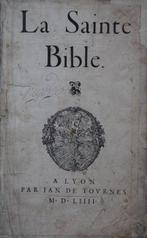 Jean de Tournes (publ.) - La Sainte Bible - 1554