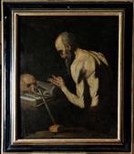 Scuola di Jusepe Ribera (1591-1651) - San Gerolamo, Antiek en Kunst, Kunst | Schilderijen | Klassiek