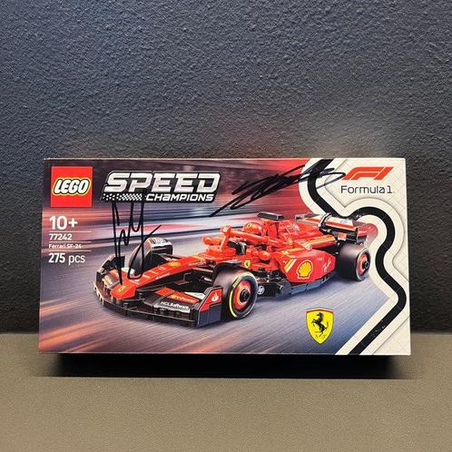 Ferrari - Charles Leclerc & Carlos Sainz Signed - 2024 -, Verzamelen, Automerken, Motoren en Formule 1