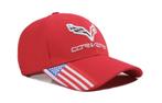 Baseball cap rood Corvette logo and american flag, Vêtements | Hommes, Verzenden