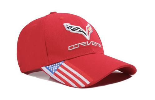 Baseball cap rood Corvette logo and american flag, Vêtements | Hommes, Chapeaux & Casquettes, Envoi