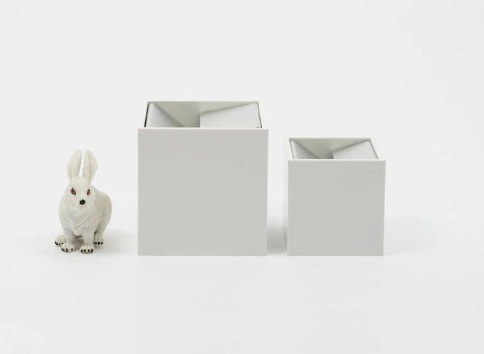 Danese - Bruno Munari - Asbak - Cubo L - Aluminium,, Antiek en Kunst, Antiek | Meubels | Stoelen en Sofa's