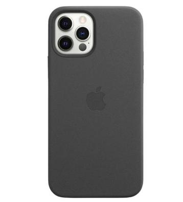 Apple - Leren hoesje - MagSafe - iPhone 12 (Pro) - Zwart, Telecommunicatie, Mobiele telefoons | Hoesjes en Screenprotectors | Overige merken