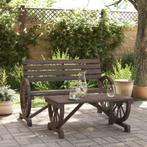 vidaXL 2-delige Loungeset massief vurenhout, Tuin en Terras, Tuinsets en Loungesets, Verzenden, Nieuw