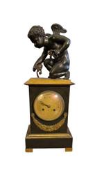 Pendule - - Verguld brons, Gepatineerd brons - 1800-1850