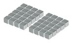 Set van 216 sterke magneetjes (zilver, kubus: 5x5x5 mm), Verzenden