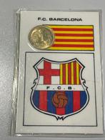 Espagne. Moneda 1 PTA España 1982 + Tarjeta F.C. Barcelona |
