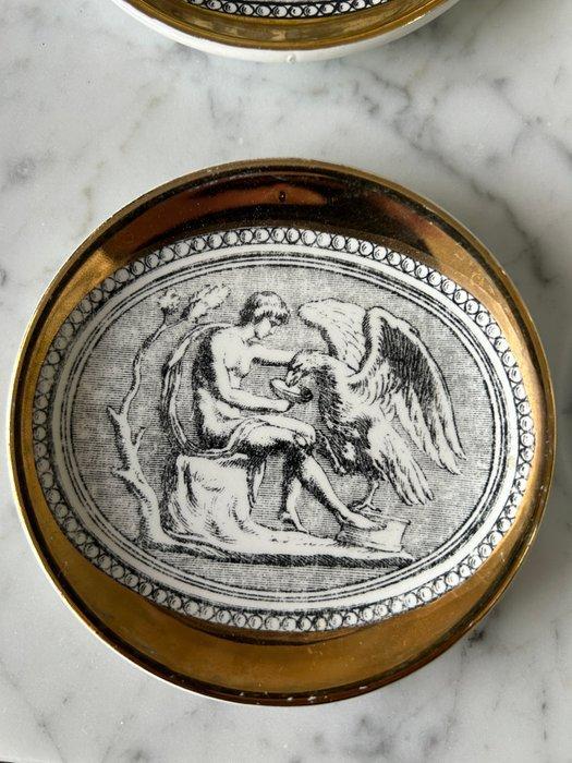 Fornasetti - Piero Fornasetti - Assiette (6) - Porcelaine, Antiek en Kunst, Antiek | Meubels | Stoelen en Sofa's