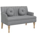 Zitbank Lichtgrijs 113cm | Tweede Kansje | Comfort & Stijl!, Huis en Inrichting, Verzenden, Minder dan 75 cm, Hout, Nieuw