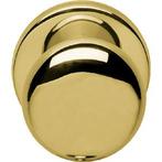 Intersteel voordeurknop paddestoel 57/66mm messing ongelakt, Nieuw, Overige materialen, Klink of Kruk