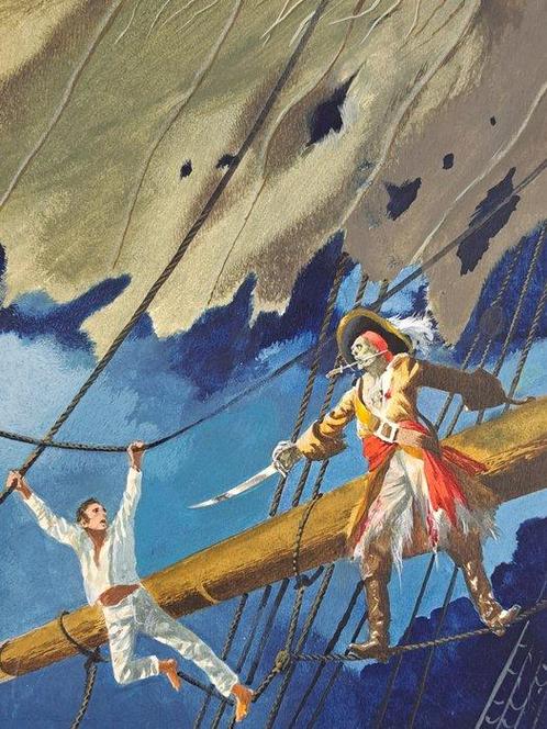 Thole, Karel - 1 Original cover - I Pirati Fantasma, Livres, BD