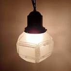 Plafondlamp met lampenkap - Geperst glas met gesatineerde