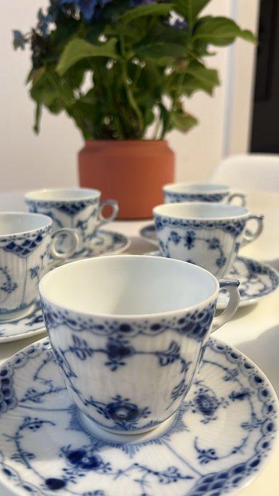 Royal Copenhagen - Service à café (7) - Blue Fluted Plain -, Antiek en Kunst, Antiek | Meubels | Tafels