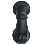 Deurklopper Mod. 4 staal zwart, Nieuw, Overige materialen, Klink of Kruk