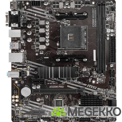 MSI A520M PRO, Computers en Software, Overige Computers en Software, Nieuw, Verzenden