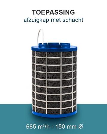 PuriVent SILO plasmafilter voor afzuigkap (schacht 180mm+), Verzenden