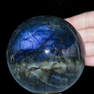 Vraiment unique - Magnifique lumière bleue profonde - Sphère