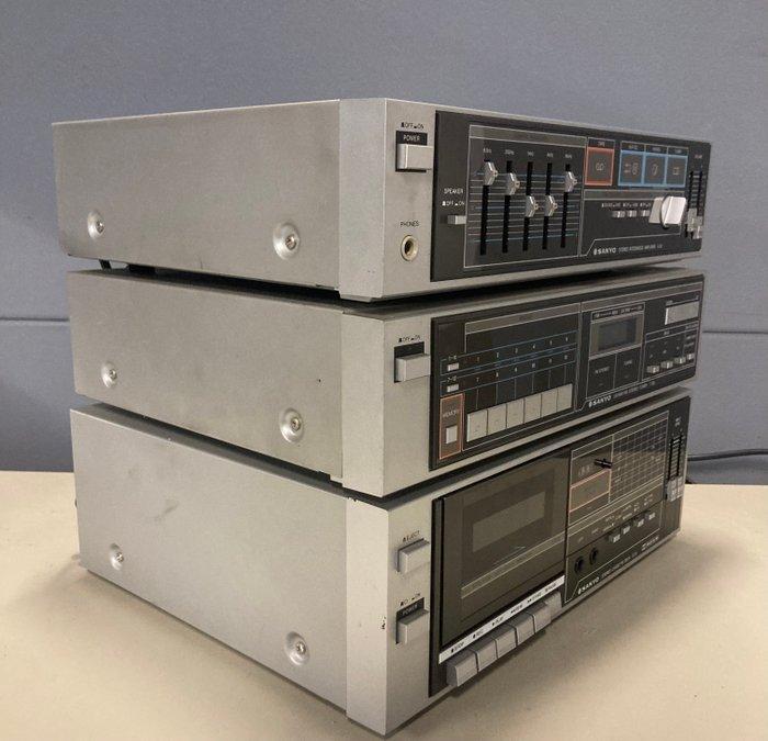 1984 Sanyo - A-30 / T-30L / D-30 HIFI SET incl. Manuals, TV, Hi-fi & Vidéo, Radios