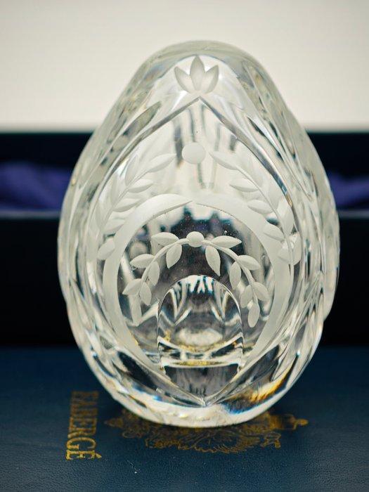 Fabergé ei - Fabergé Kristallen Ei Genummerd 0482 - Kristal, Antiquités & Art, Curiosités & Brocante