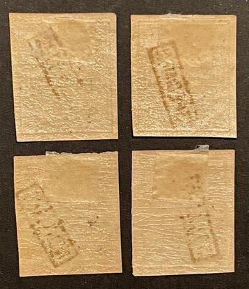 Belgique 1869/1883 - Léopold Ier - Type OBP 30 - PROOFS