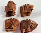 MLB - 1950 - Lot van 4 vintage honkbals handschoenen uit de, Verzamelen, Nieuw