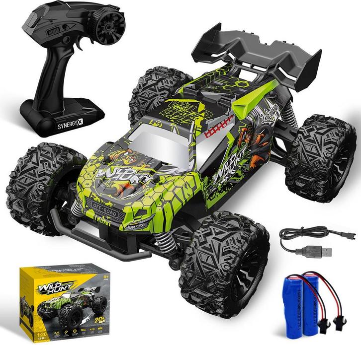 Synergyx® RC Bestuurbare Auto - Afstandsbestuurbaar Race Spe, Hobby en Vrije tijd, Modelbouw | Radiografisch | Auto's, Nieuw, Verzenden