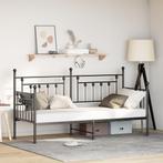 vidaXL Ligbedframe Zwart 80x200 cm Staal, Huis en Inrichting, Slaapkamer | Bedden, Verzenden, Nieuw