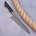 SK KNIVES - Keukenmes - R0007 - Staal, Hout, Messing -