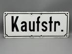 Emaille straatnaambord – Kaufstr. - Emaille bord - Emaille