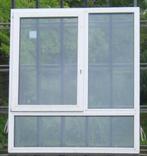 pvc raam , chassis , venster 172 x 194 3dubbel glas, Bricolage & Construction, Châssis & Portes coulissantes, Ophalen of Verzenden