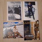 James Bond - 4 x 007 Actor photo with film Cars signed by