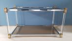 Belgo Chrom - Salontafel - Acryl, Chroom, Glas, Verguld
